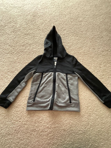 Oshkosh Zip hoodie. A few snags. 6T/6X