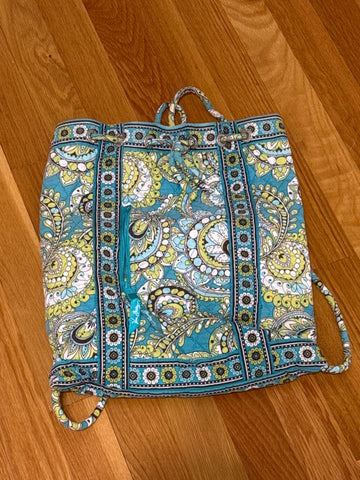 Vera Bradley Backpack style pull cinch closure Bag