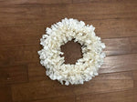 Fabric wreath Tan and beige in color Kitchen
