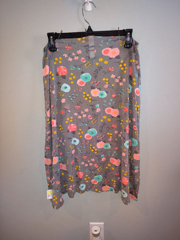 Go Baby Goldbug Gray floral nursing cover super soft stretchy EUC Nursing