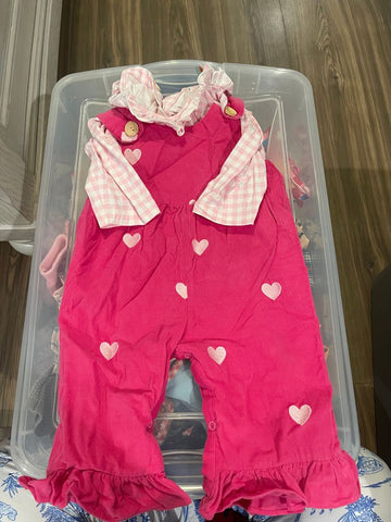 Smocked flamingo 9 months 6-12 Months