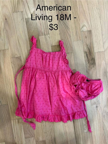 American Living American living 18M dress 18 Months