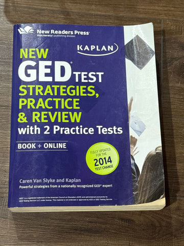 Kaplan New Readers Press GED prep book with practice tests Curriculum