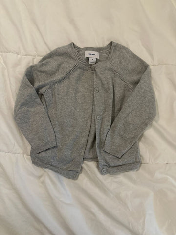 Old Navy Grey button cardigan 4T/4
