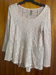 Entro Lacey light pink top Women's - L