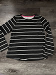 Wonder Nation Black and white stripe long sleeve 14