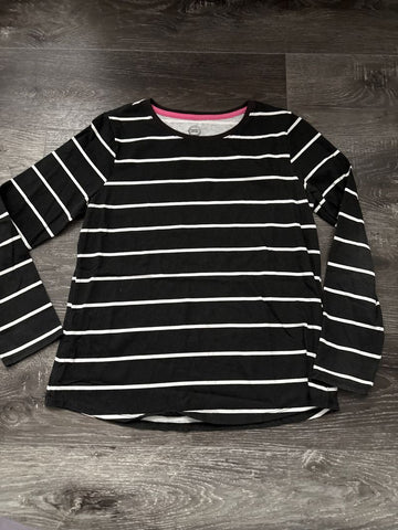 Wonder Nation Black and white stripe long sleeve 14