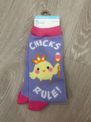 Chicks rule New Socks