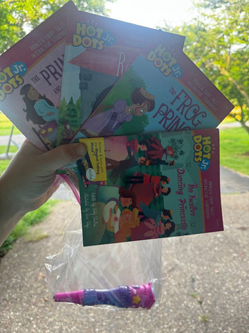 Hot Dots 4 princess theme hot dots books with reader pen Educational