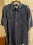 Tommy Hilfiger Navy Plaid Shirt Men's - L