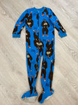 Carters Gorilla zip fleece pjs 5T/5