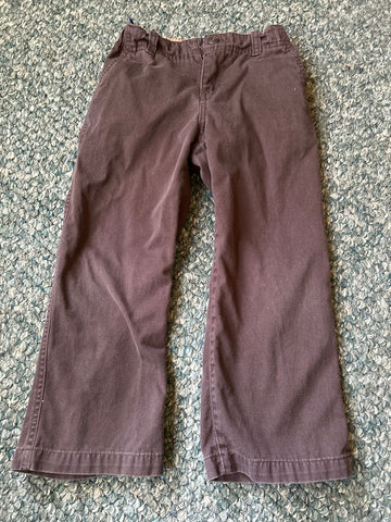 Carters Brown Khaki Pants, adjustible waist 5T/5