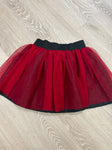 Unk Red sparkle tulle skirt, no tag, fits like 8 8