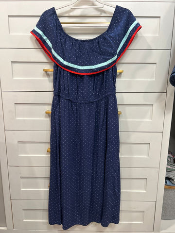 Madison Jules Navy dress, very flattering Women's 12