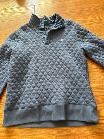 Crown and ivy Quilted button 1/4 navy blue Men's - M