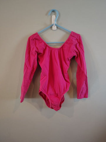 Dance Dance/Gymnastics leotard fits size 5T small stain on sleeve GUC 5T/5