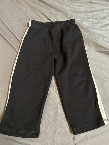 Okie dookie Black sweatpant grey stripe 3T/3