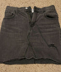 Old Navy Black denim skirt 10