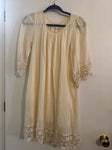 Umgee Cream dress with outline of lace Women's - M