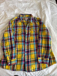 Old Navy PLAID Plaid light flannel - runs small Women's XL 16