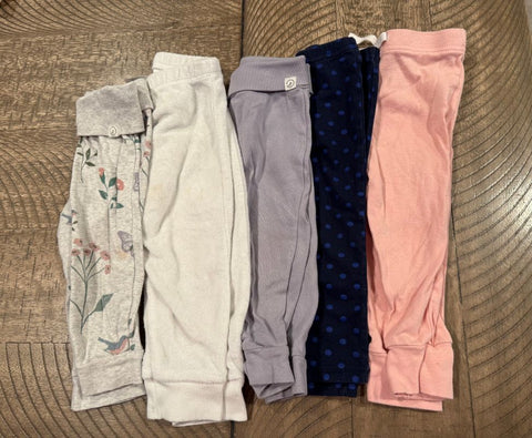 Carters/Koala 5 pair of pants 12 Months