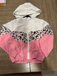 Shein Pink cheetah jacket size 6/7 6T/6X
