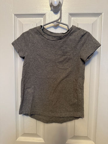 Spotted Zebra Gray pocket shirt 4T/4