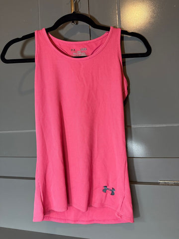 Under Armour YLG- pink- EUC 14