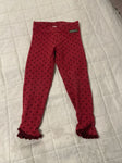 Matilda Jane Matilda Jane red polka dot leggings 4T/4