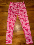DKNY SPORT 8 10 pink camo leggings 8