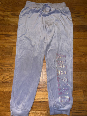 More than magic L 10 12 lavender velvety sweats shimmer AMAZING on leg 12