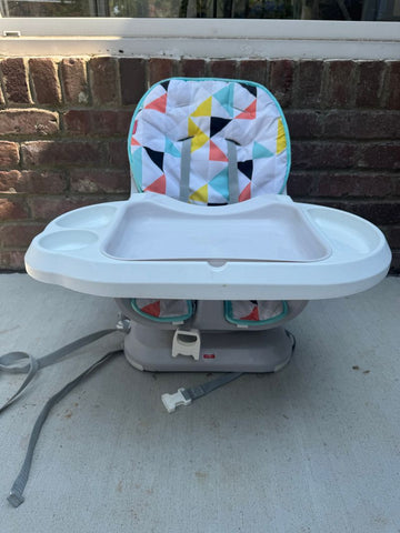 Fisher Price Space saver high chair, attaches to a regular kitchen chair Chair-Seat