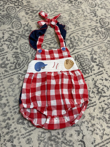 Marie Nicole Halter baseball outfit 6-12 Months