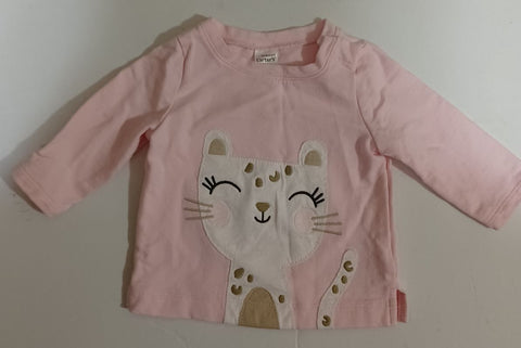 Carter's Pink Cat  3-6 Months