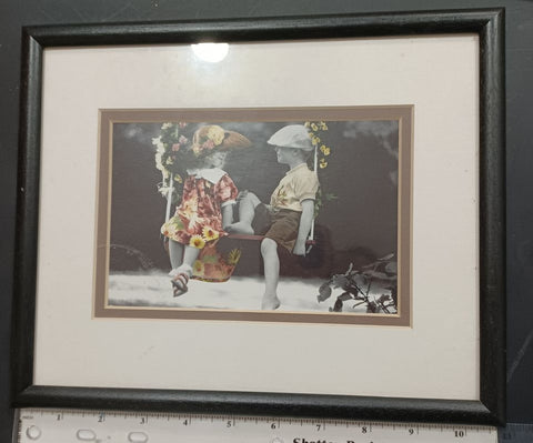 Framed Kim Anderson 11" wide Decor