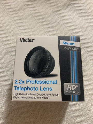 Vivitar new in box 58mm telephoto lens Miscellaneous