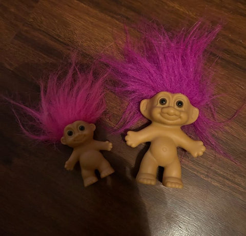 Vintage Trolls Approx 1in and 2in troll dolls Dolls and Accessories