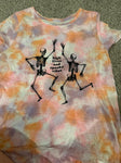 SO Skeleton tie dye shirt size 18/20 16