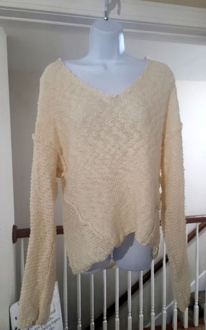 Universal Thread Cream v-neck sweater Women's - M