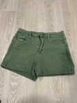 Universal Threads Green stretchy jean shorts Women's 8