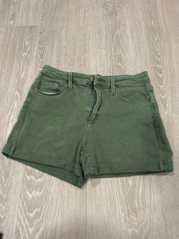 Universal Threads Green stretchy jean shorts Women's 8