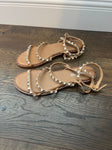 Cushionaire studded ankle sandals 8-1/2 (Adult)