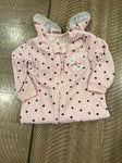 Carters Pink black hearts PJs 18 Months