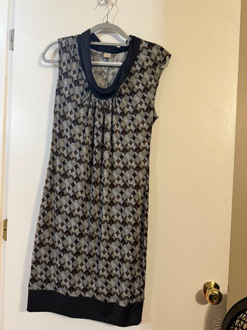 Jonathan Martin Tank brown and tealish dress Women's 8
