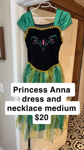Disney Anna dress Dress and necklace Women's - M