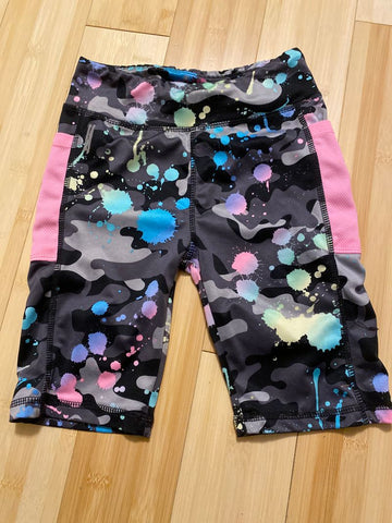 Dellas Sport Girls athletic sports knee biker shorts 6T/6X