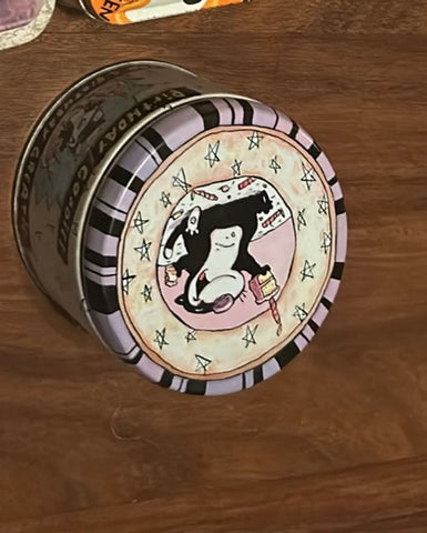 Birthday Cat Tin Small tin, Birthday theme Holiday