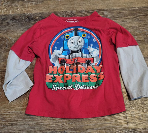 Thomas & friends Thomas Christmas shirt 4T/4