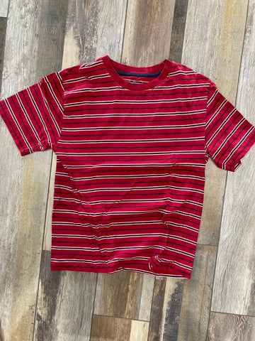 Buck Head jeans T-shirt Size 10/12 red, white and blue stripe 10