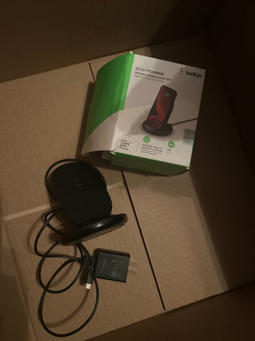 Belkin Cell Phone Charger Wireless Cell Phone Charging Stand, use with iPhone 12 or below Electronics